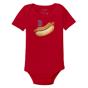 Boston Red Sox Hot Dog Short Sleeve Snapper