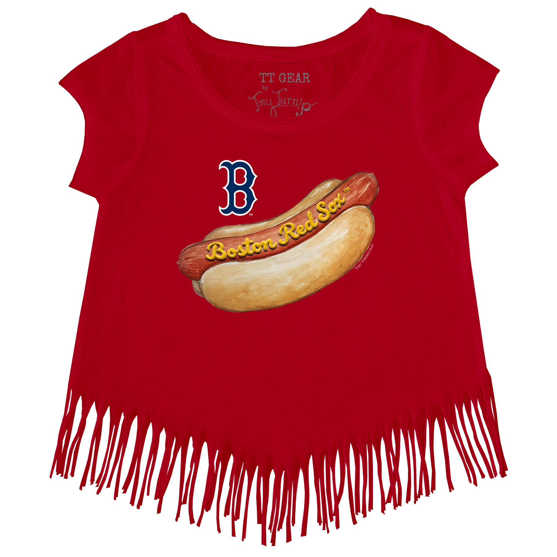 Boston Red Sox Hot Dog Fringe Tee