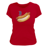 Boston Red Sox Hot Dog Women's Tee Shirt