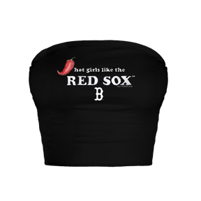 Boston Red Sox Hot Girls Crop Tube Top