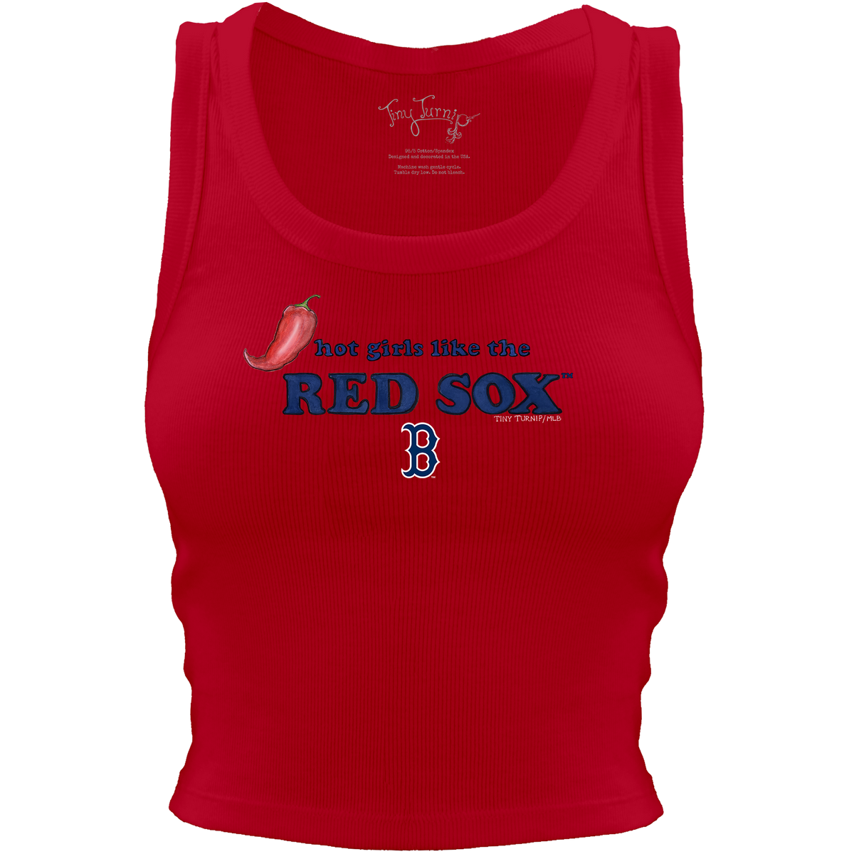 Boston Red Sox Hot Girls Crop Tank