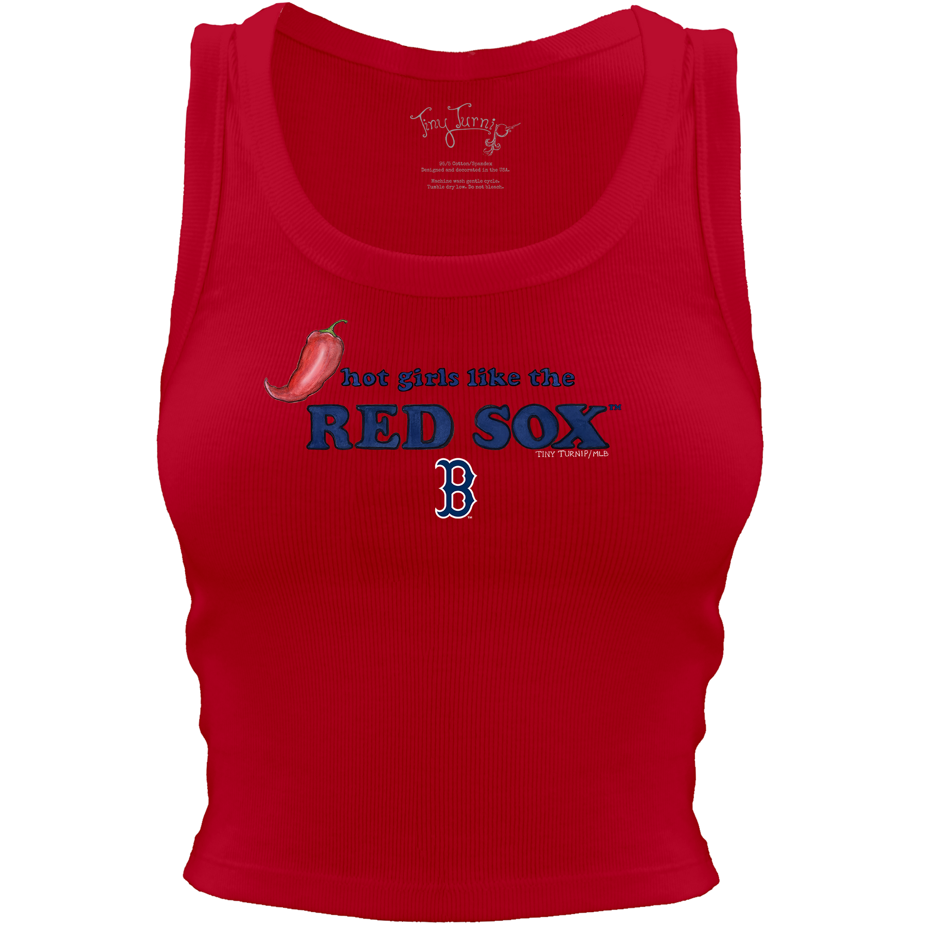 Boston Red Sox Hot Girls Crop Tank