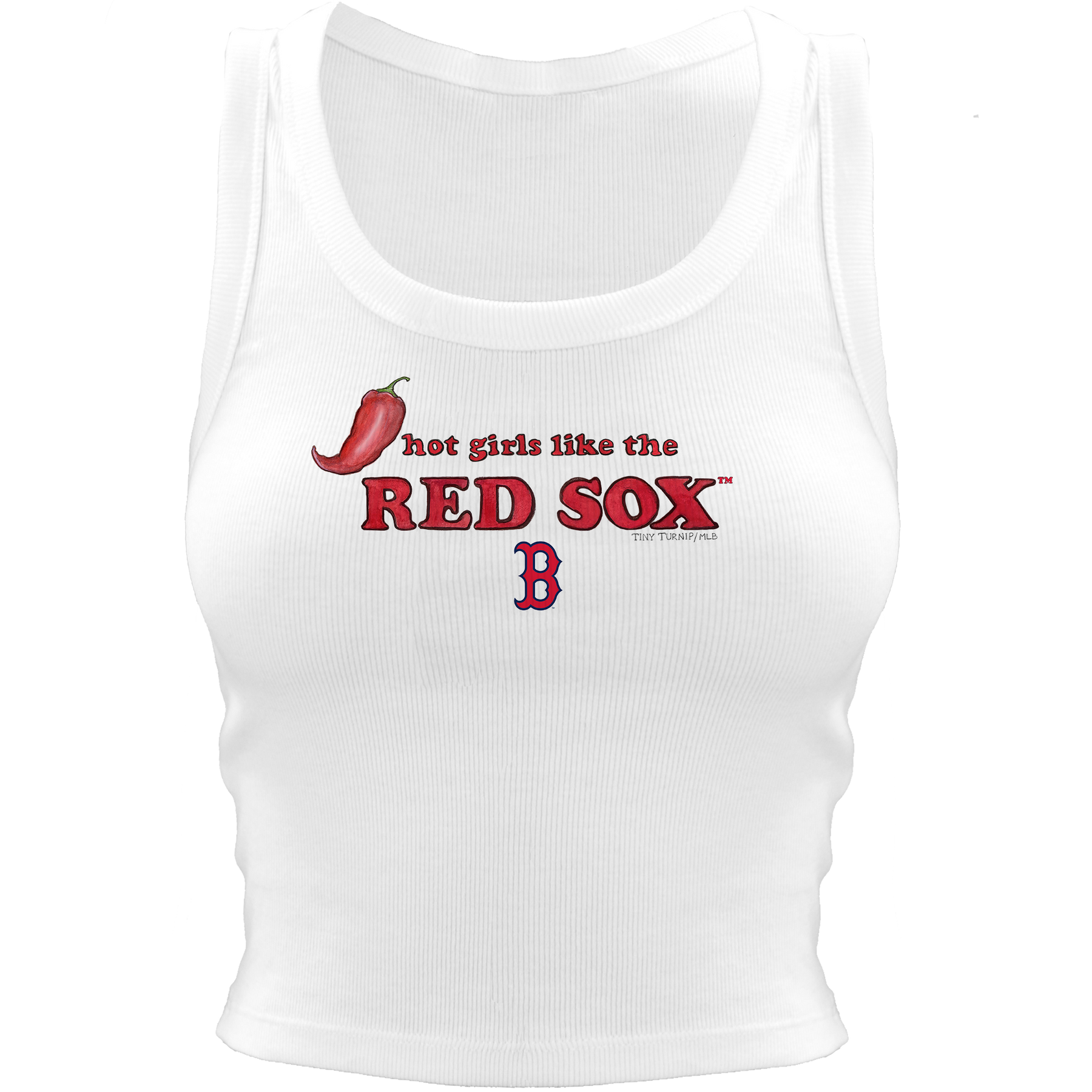 Boston Red Sox Hot Girls Crop Tank