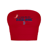 Boston Red Sox Hot Girls Crop Tube Top