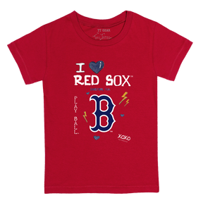 I Heart Red Sox Kid's Tee Shirt - Tiny Turnip