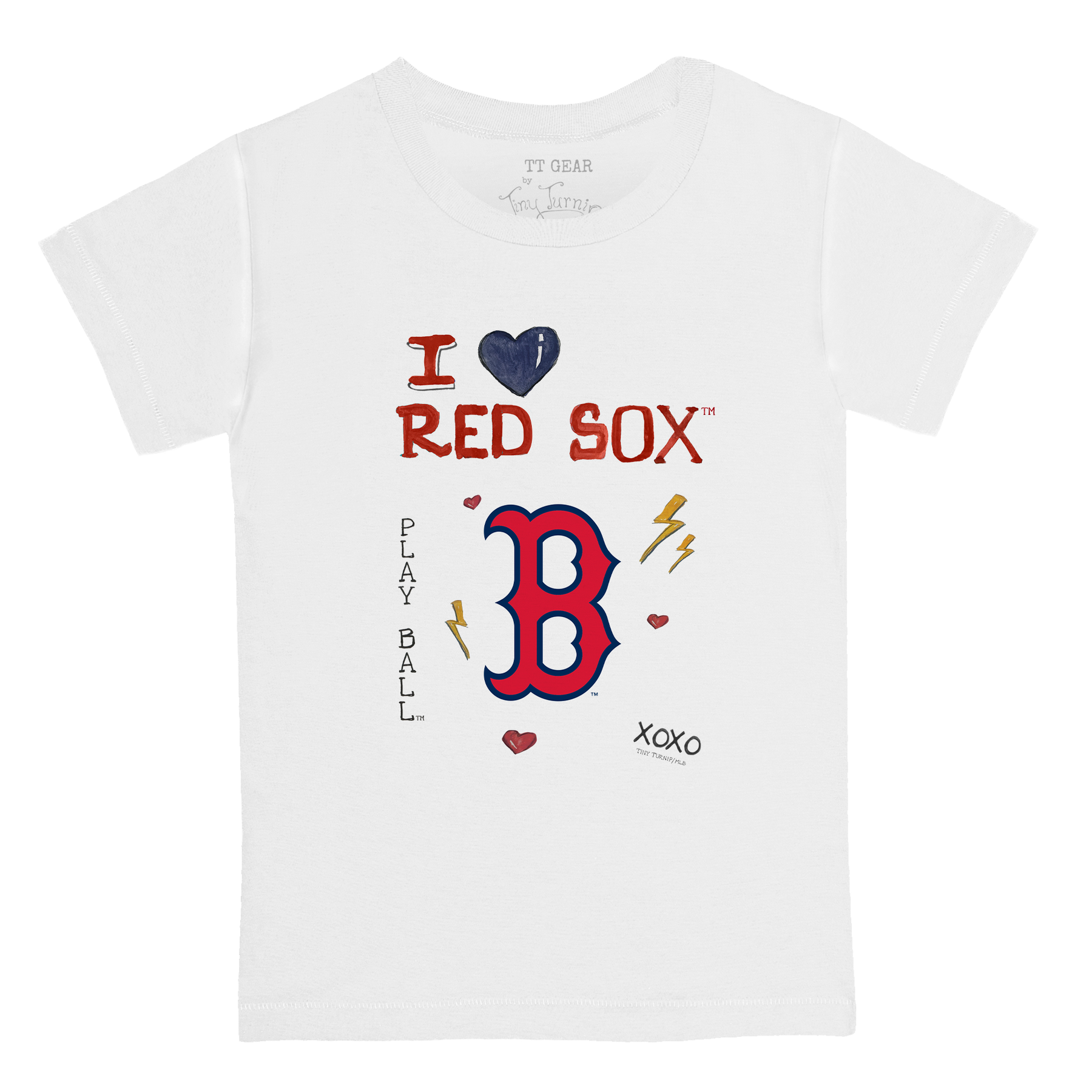 I Heart Red Sox Kid's Tee Shirt - Tiny Turnip