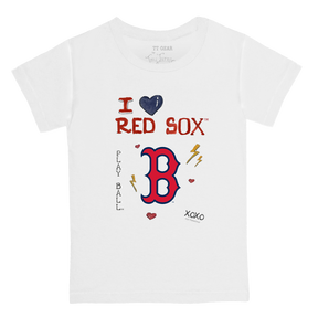 I Heart Red Sox Kid's Tee Shirt - Tiny Turnip