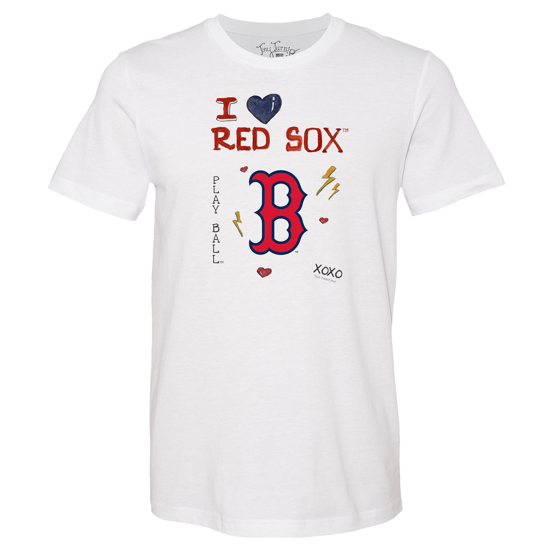 I Heart Red Sox Unisex Tee Shirt - Tiny Turnip