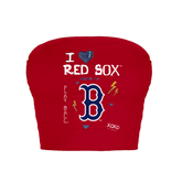 Boston Red Sox I Heart Red Sox Crop Tube Top