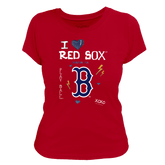 I Heart Red Sox Women's Tee Shirt - Tiny Turnip