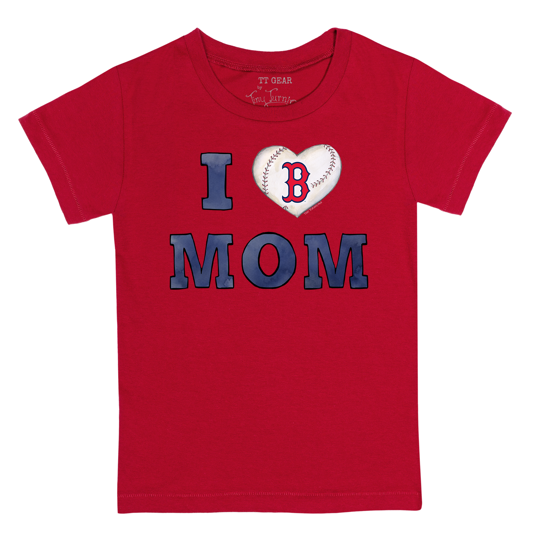 Boston Red Sox I Love Mom Tee Shirt