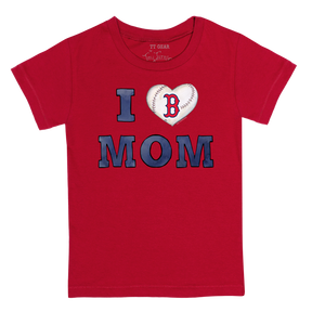 Boston Red Sox I Love Mom Tee Shirt