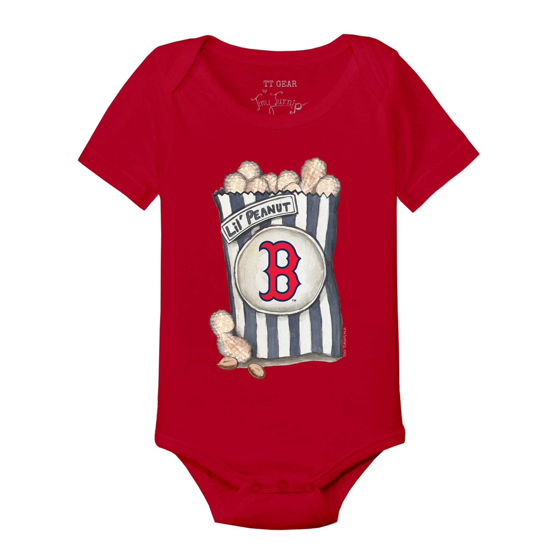 Boston Red Sox Lil' Peanut Short Sleeve Snapper