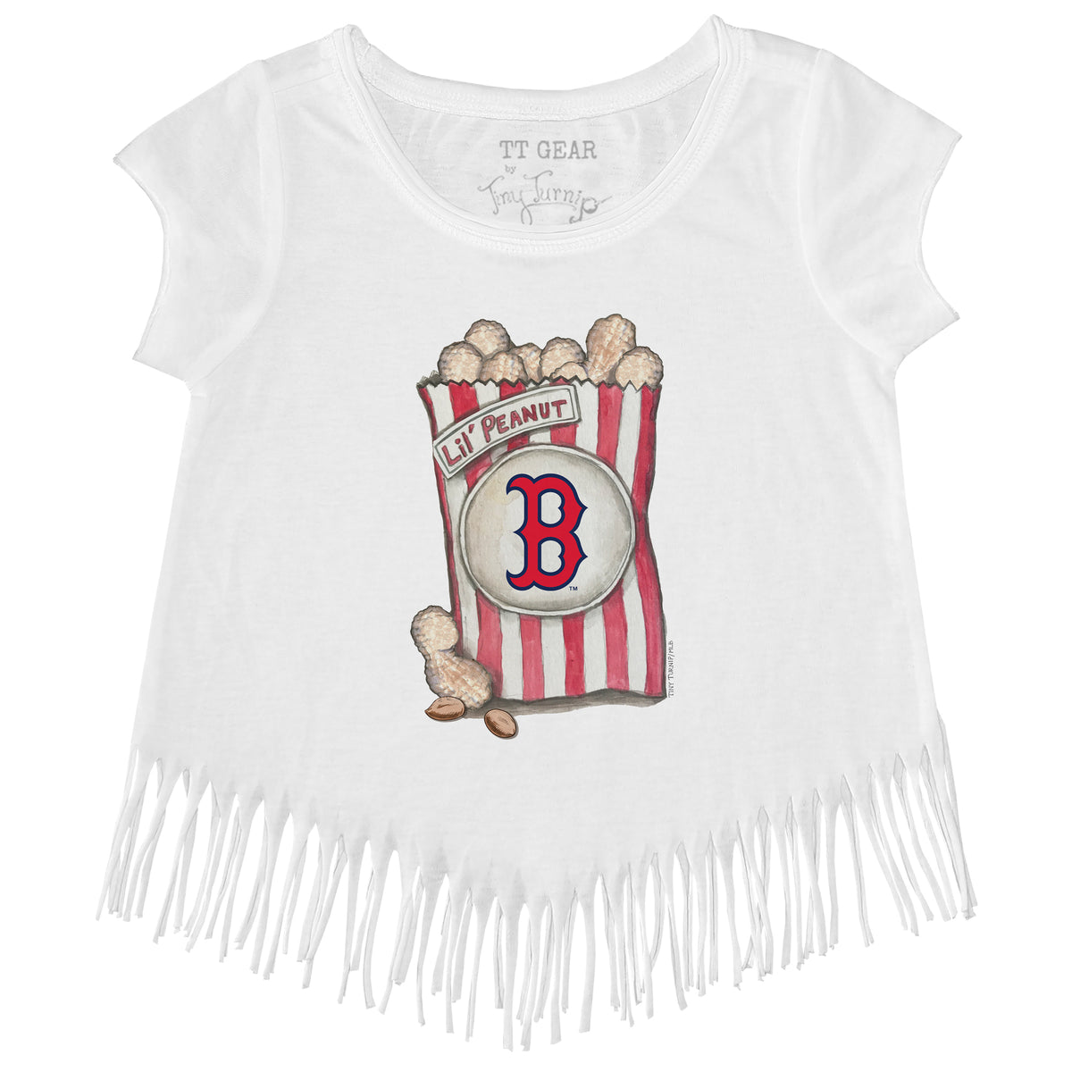 Boston Red Sox Lil' Peanut Fringe Tee