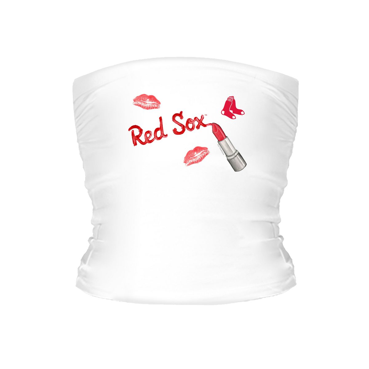 Boston Red Sox Lipstick Tube Top - Tiny Turnip