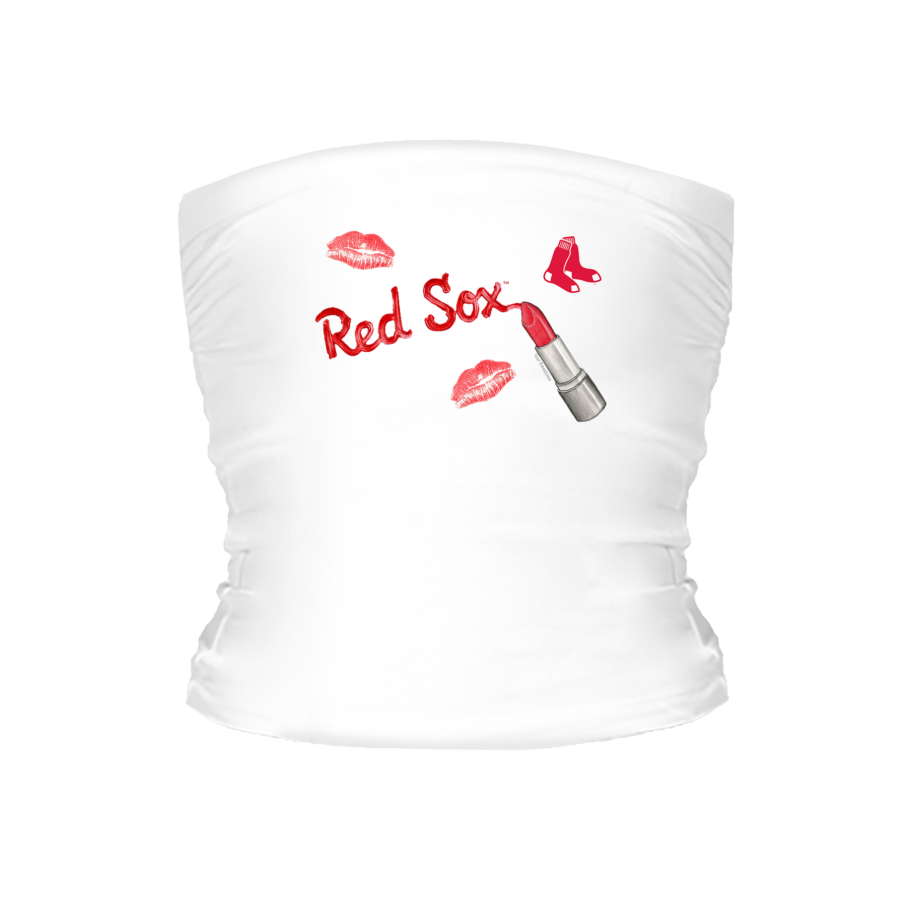 Boston Red Sox Lipstick Tube Top - Tiny Turnip