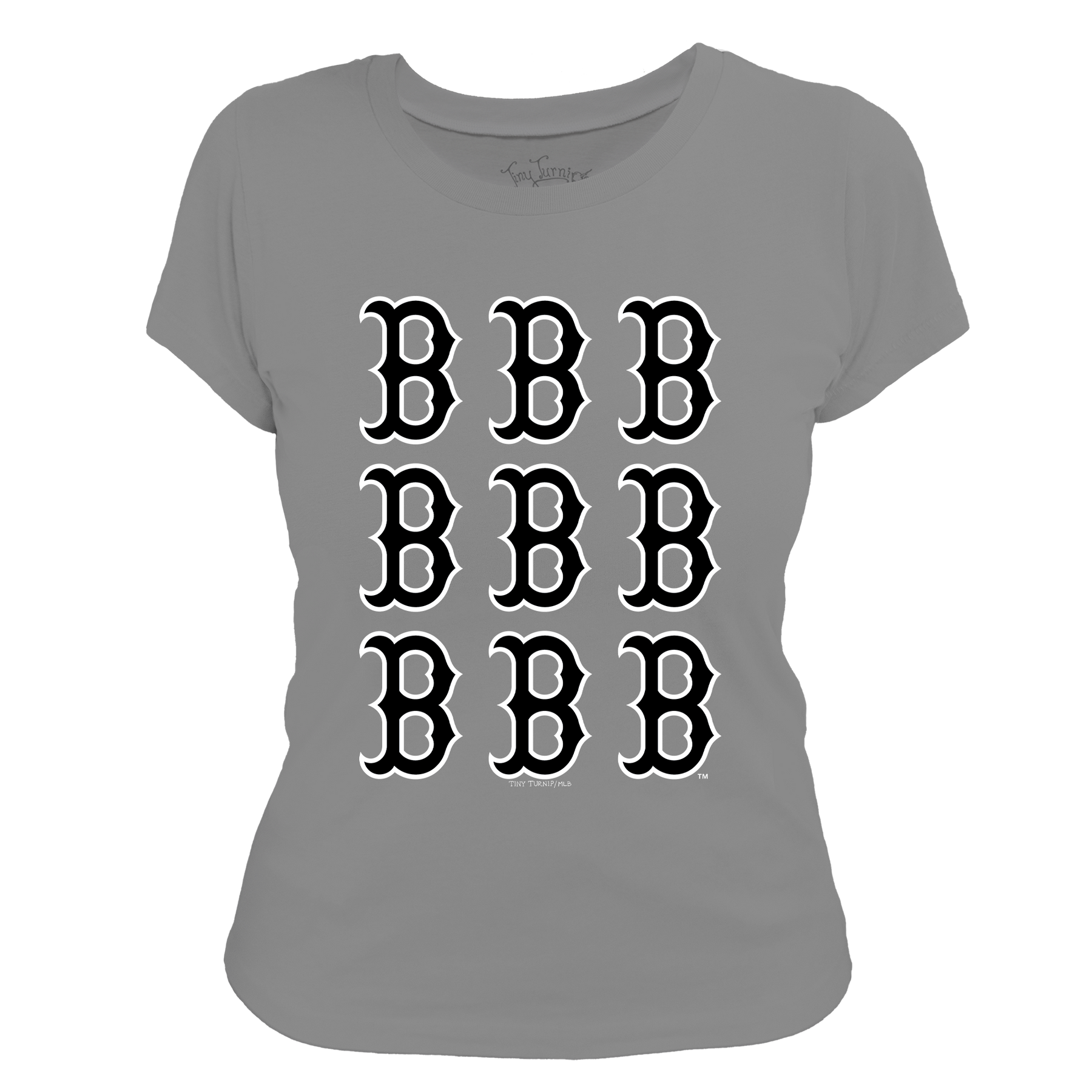 Boston Red Sox Logo Grid Tee Shirt - Tiny Turnip