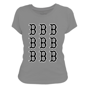 Boston Red Sox Logo Grid Tee Shirt - Tiny Turnip