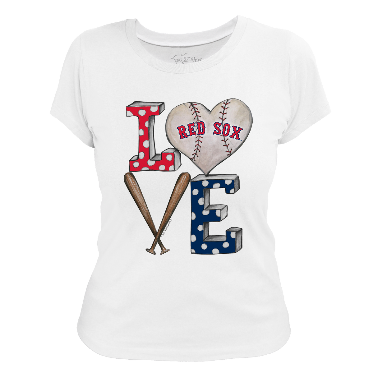 Boston Red Sox Baseball LOVE Tee Shirt