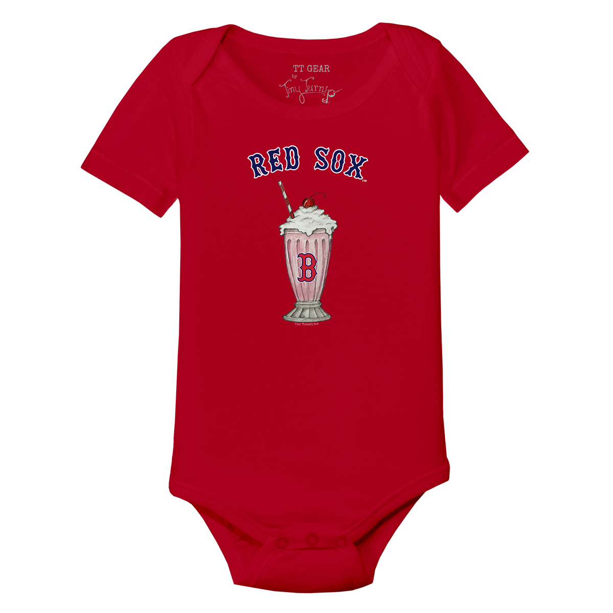Boston Red Sox Milkshake Short Sleeve Snapper