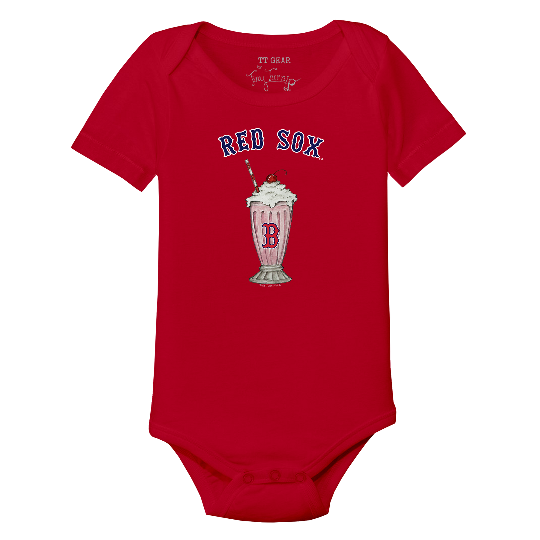 Boston Red Sox Milkshake Short Sleeve Snapper