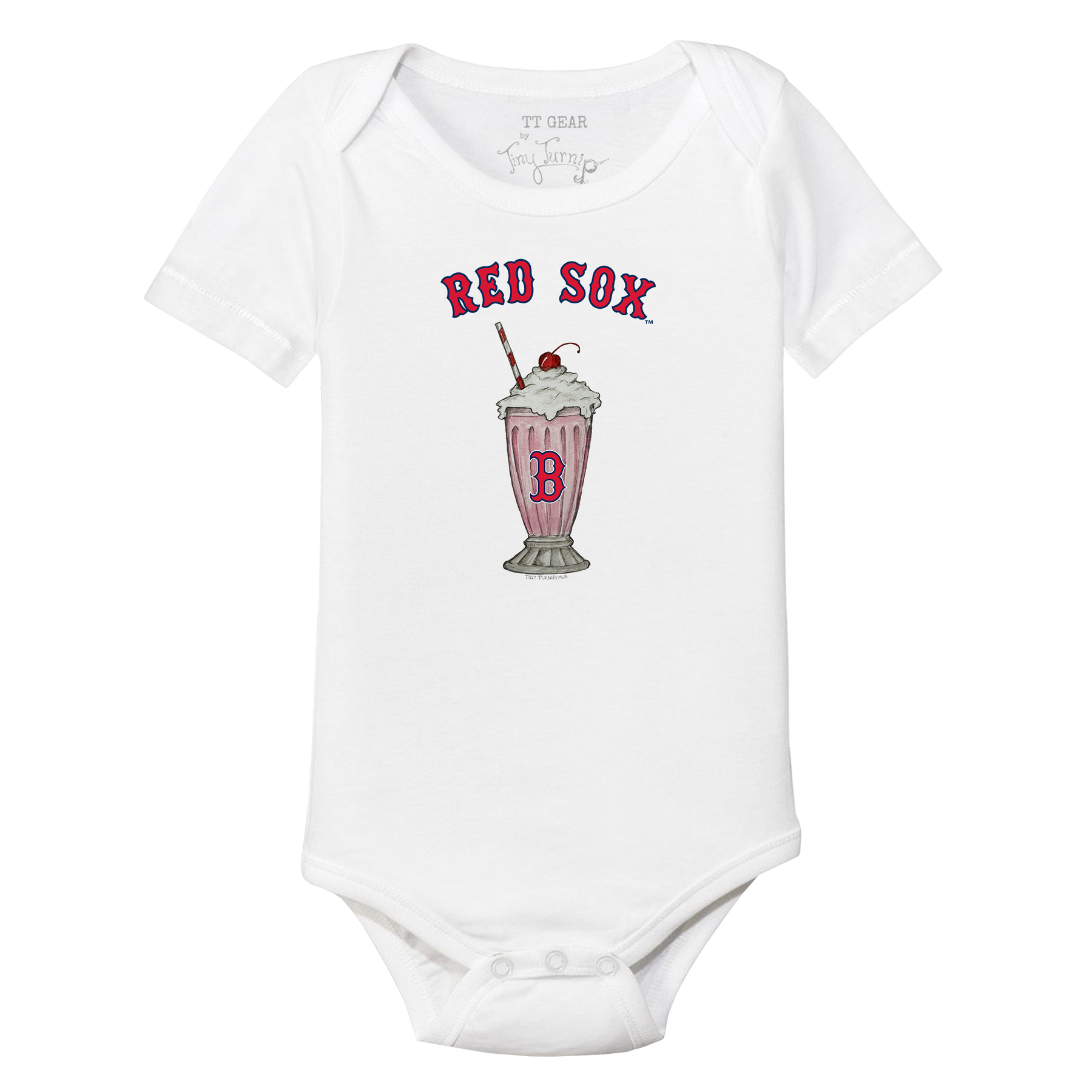 Boston Red Sox Milkshake Short Sleeve Snapper