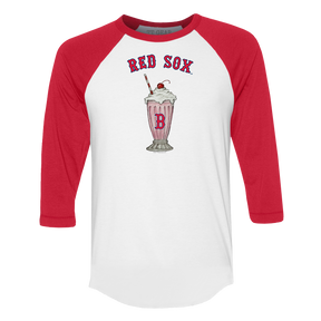 Boston Red Sox Milkshake 3/4 Red Sleeve Raglan
