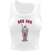 Boston Red Sox Milkshake Crop Tank