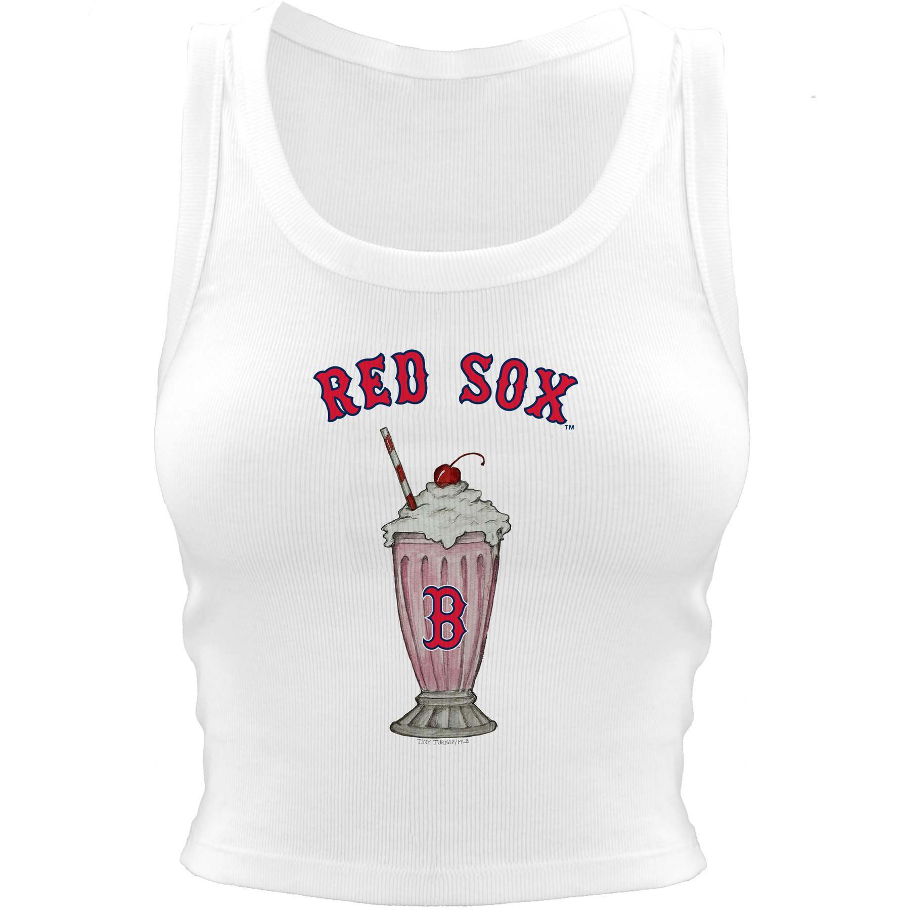 Boston Red Sox Milkshake Crop Tank