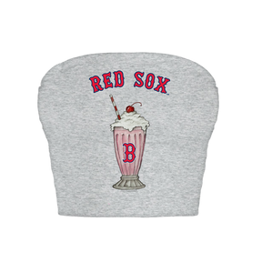 Boston Red Sox Milkshake Crop Tube Top