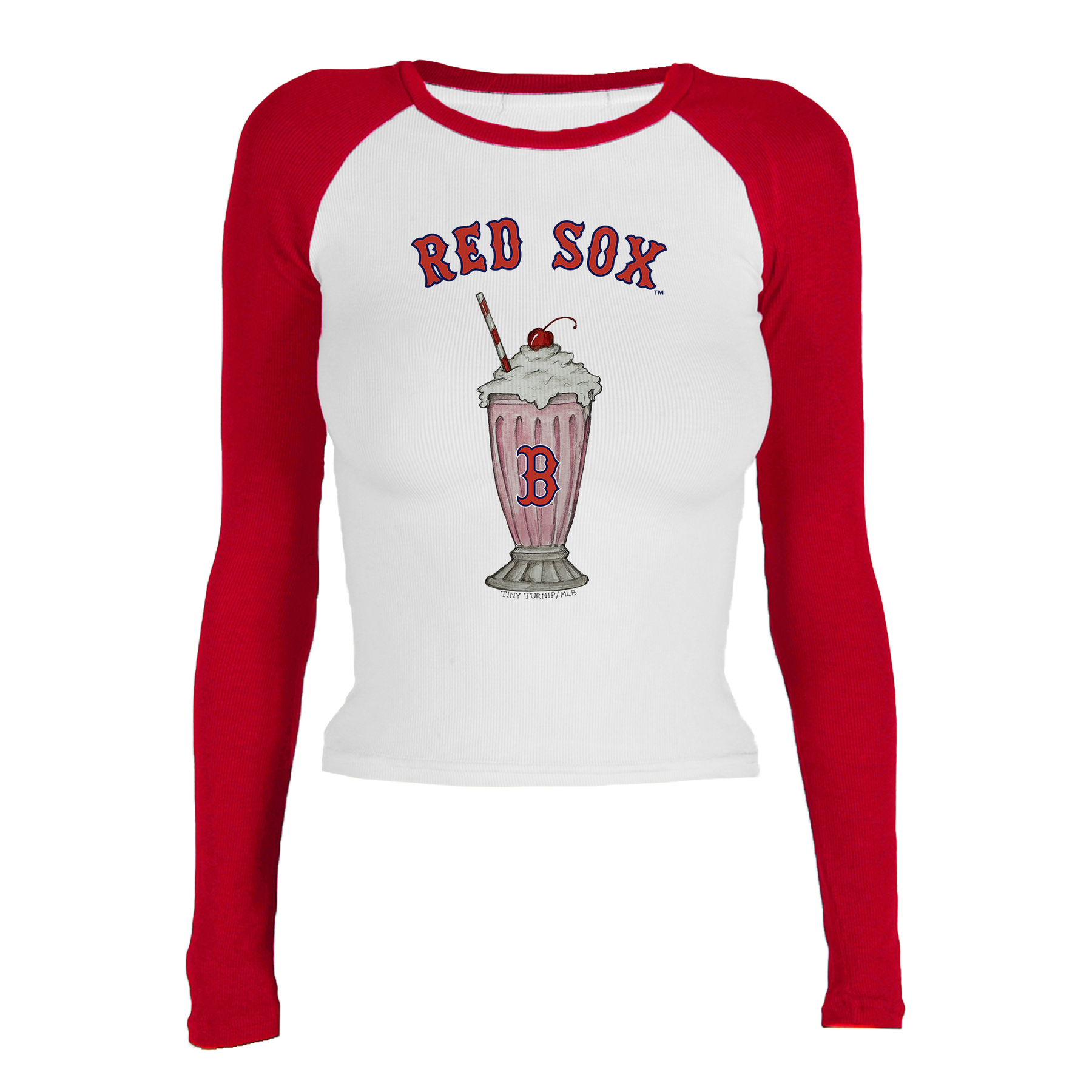 Boston Red Sox Milkshake Roxy Raglan Long Sleeve