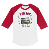 Boston Red Sox Mixtape 3/4 Red Sleeve Raglan