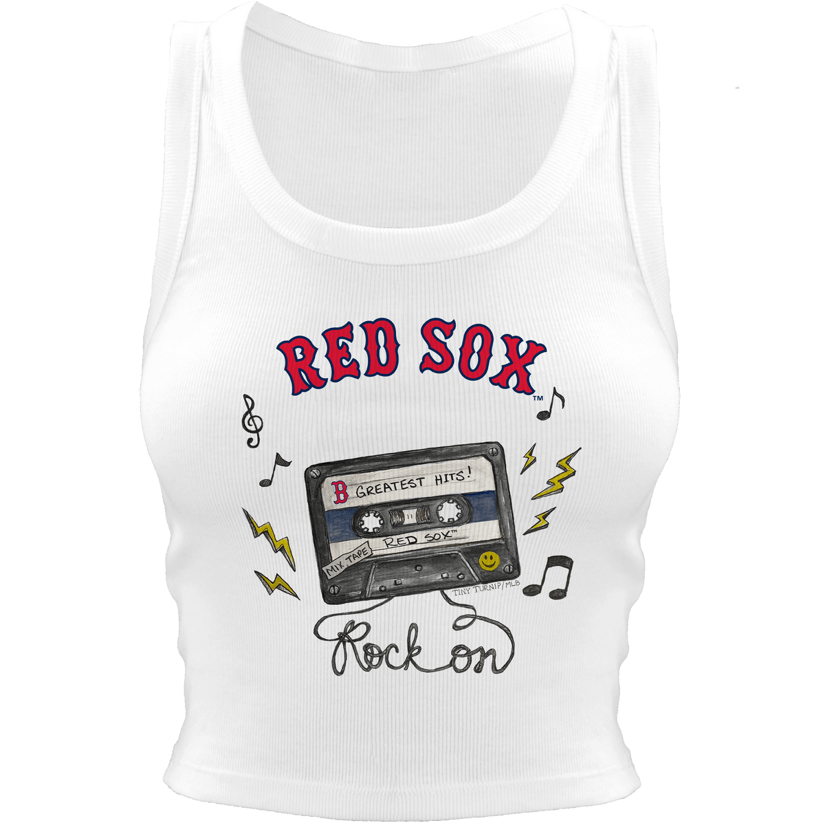 Boston Red Sox Mixtape Crop Tank