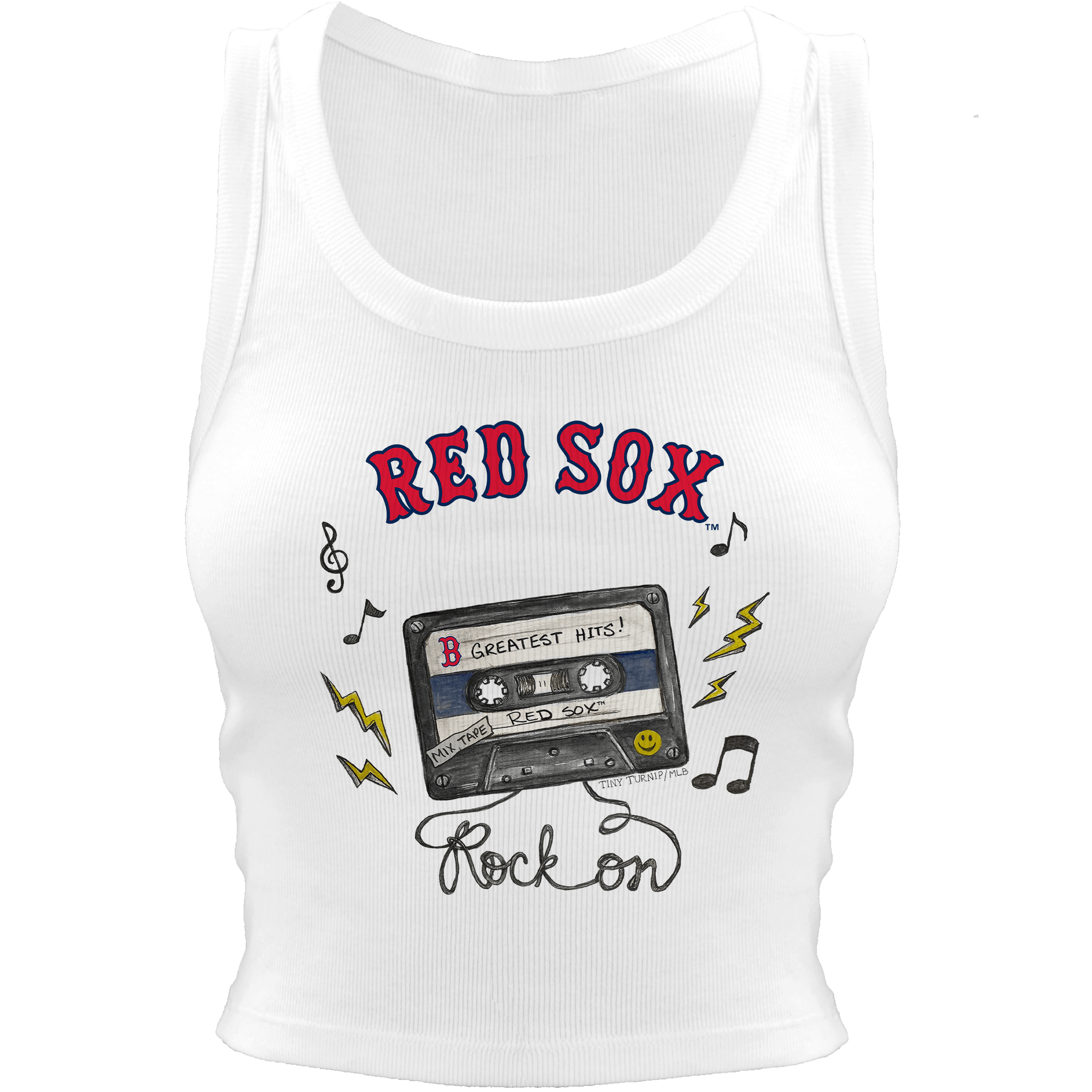 Boston Red Sox Mixtape Crop Tank