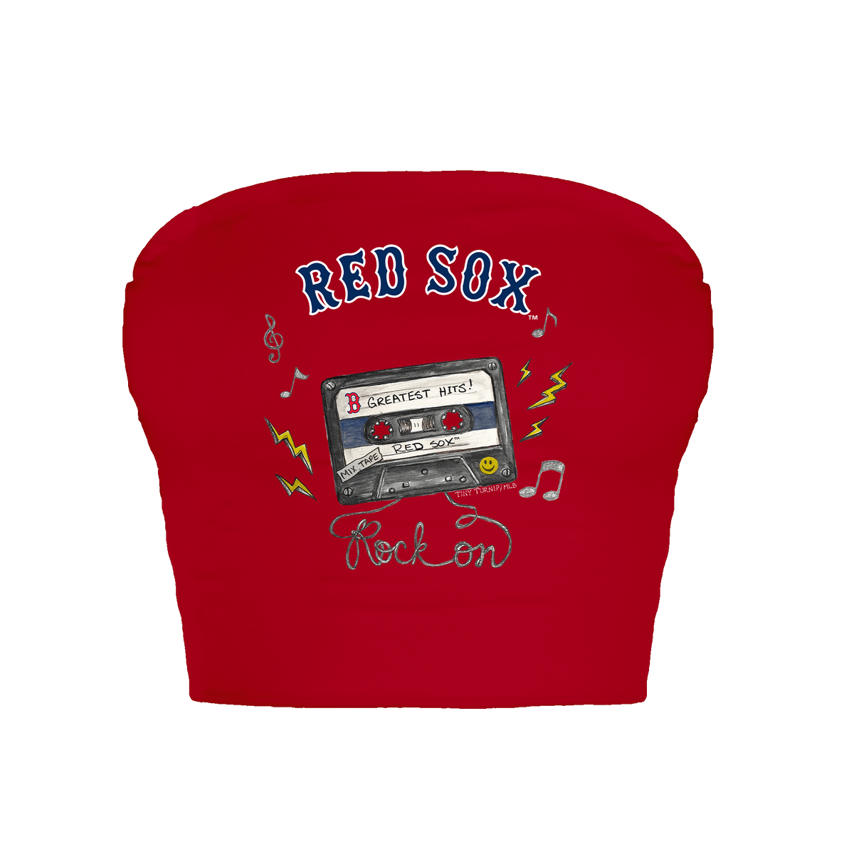 Boston Red Sox Mixtape Crop Tube Top