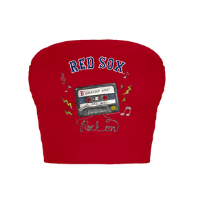 Boston Red Sox Mixtape Crop Tube Top