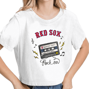 Boston Red Sox Mixtape Vintage Crop Tee