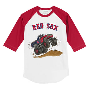 Boston Red Sox Monster Truck 3/4 Red Sleeve Raglan