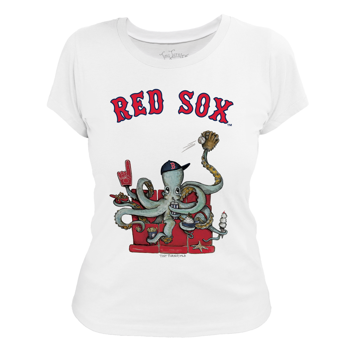 Boston Red Sox Octopus Tee Shirt