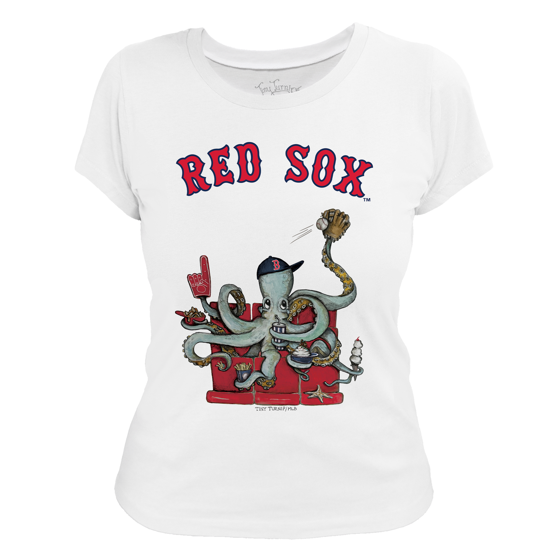 Boston Red Sox Octopus Tee Shirt