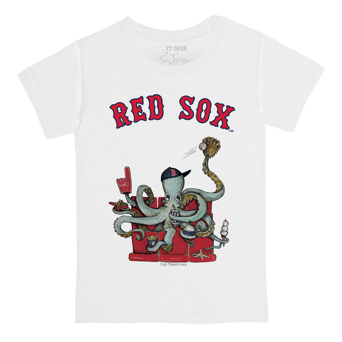Boston Red Sox Octopus Tee Shirt