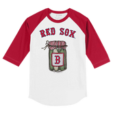 Boston Red Sox Pickle Jar 3/4 Red Sleeve Raglan