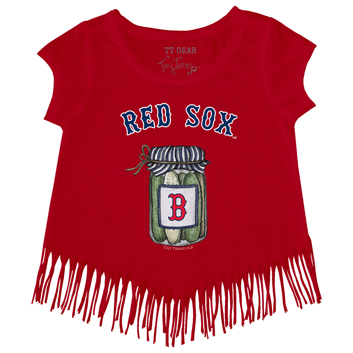 Boston Red Sox Pickle Jar Fringe Tee