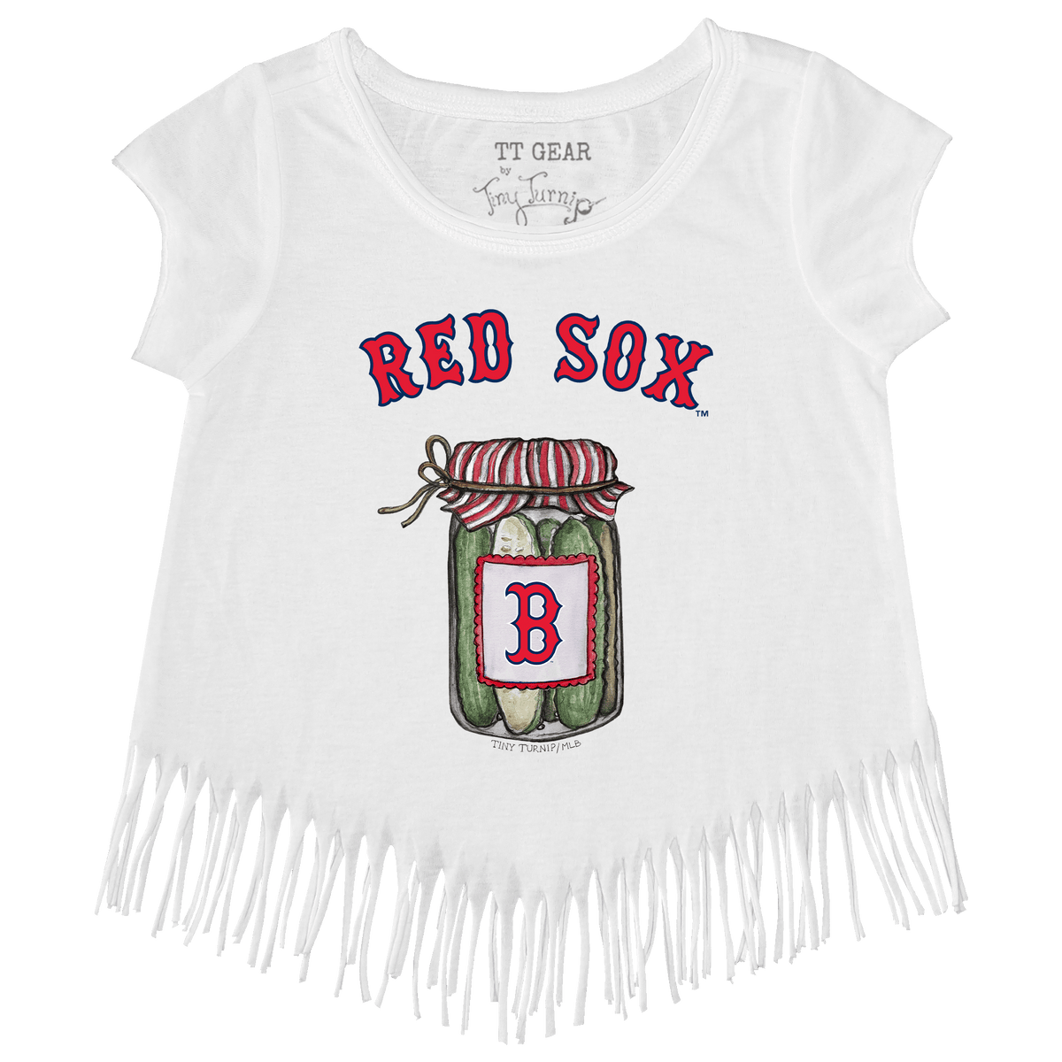 Boston Red Sox Pickle Jar Fringe Tee