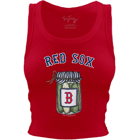 Boston Red Sox Pickle Jar Crop Tank