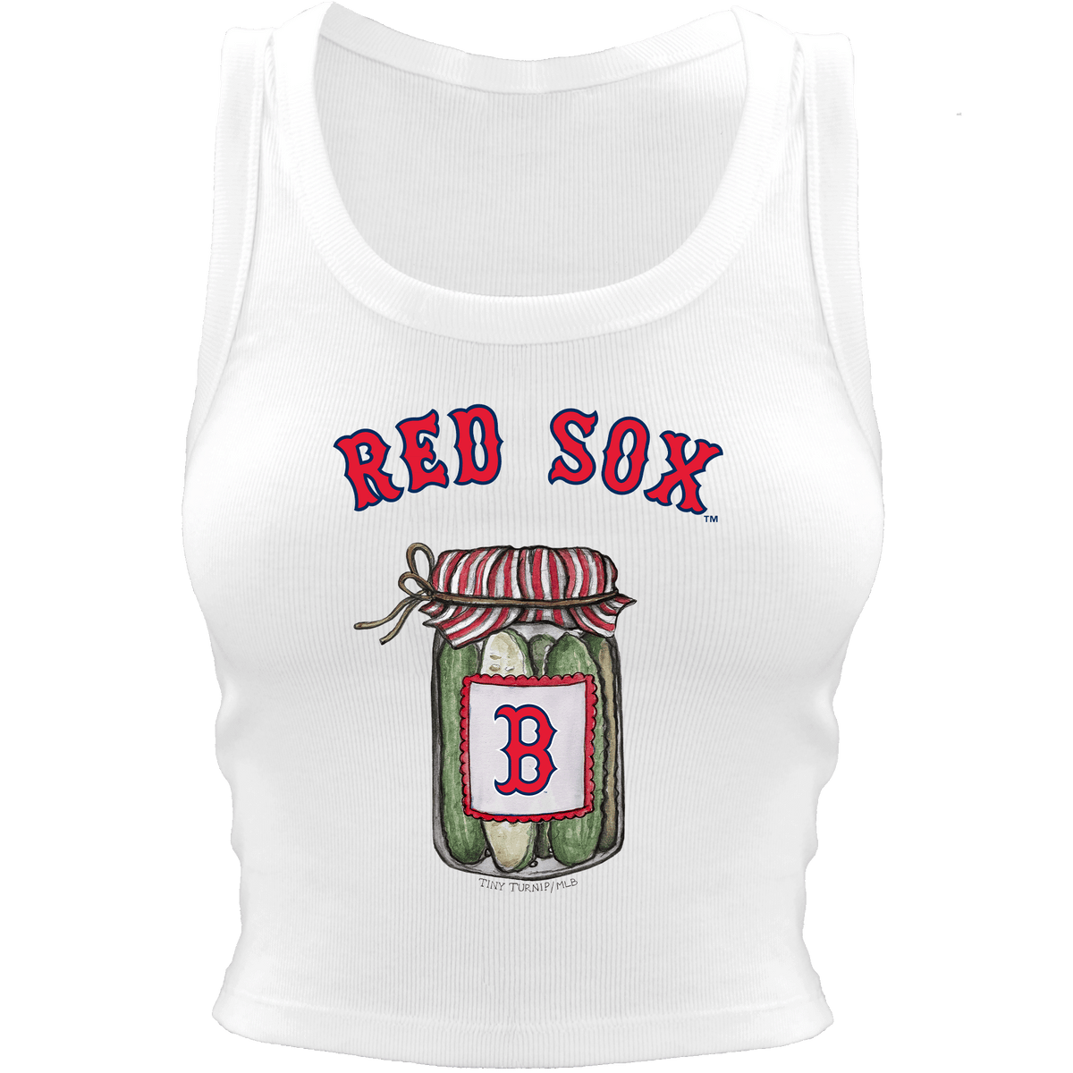 Boston Red Sox Pickle Jar Crop Tank