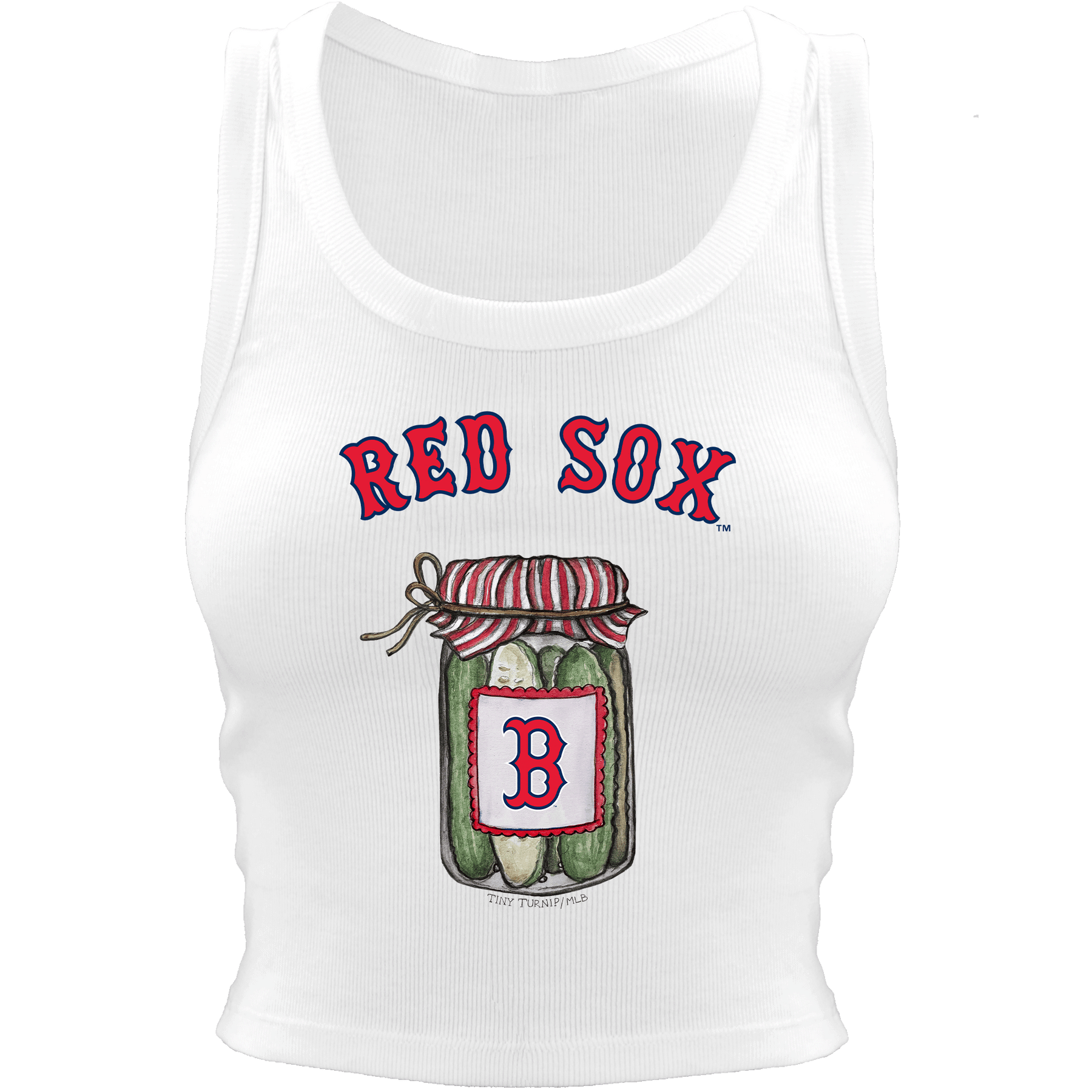 Boston Red Sox Pickle Jar Crop Tank
