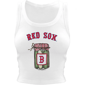 Boston Red Sox Pickle Jar Crop Tank