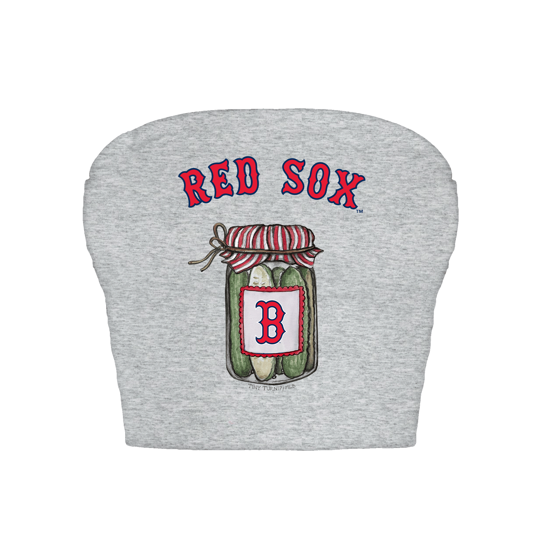 Boston Red Sox Pickle Jar Crop Tube Top