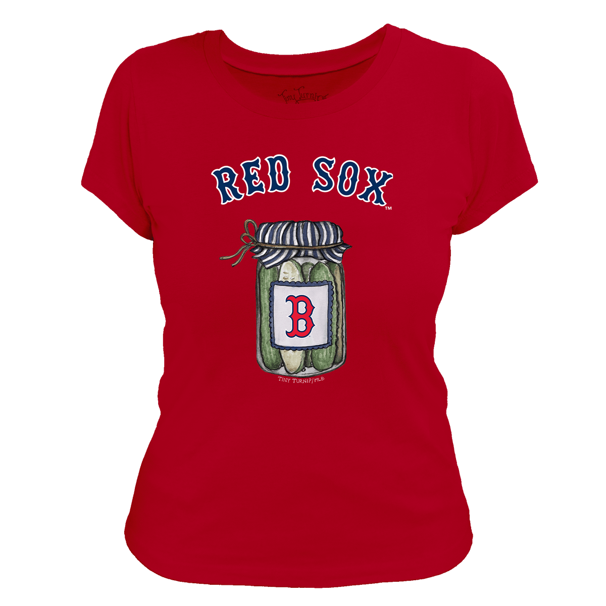 Boston Red Sox Pickle Jar Women's Tee Shirt